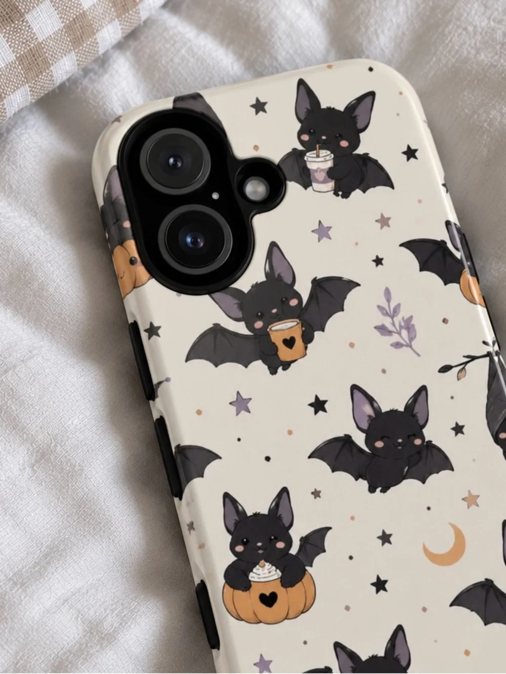 Cute Spooky Bat Halloween Tough Phone Case